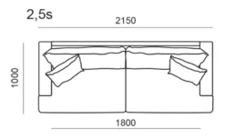 Adella 2,5-Sits Soffa
