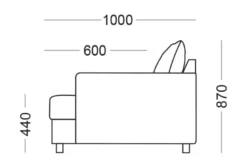 Adella 2,5-Sits Soffa