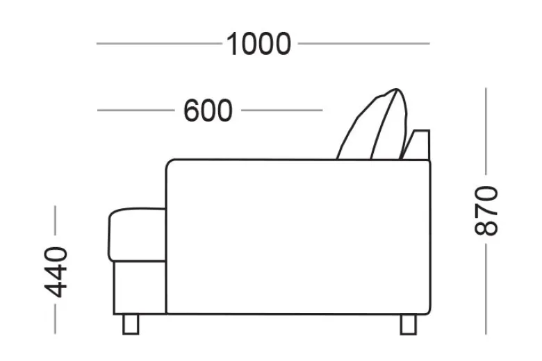Adella 2,5-Sits Soffa
