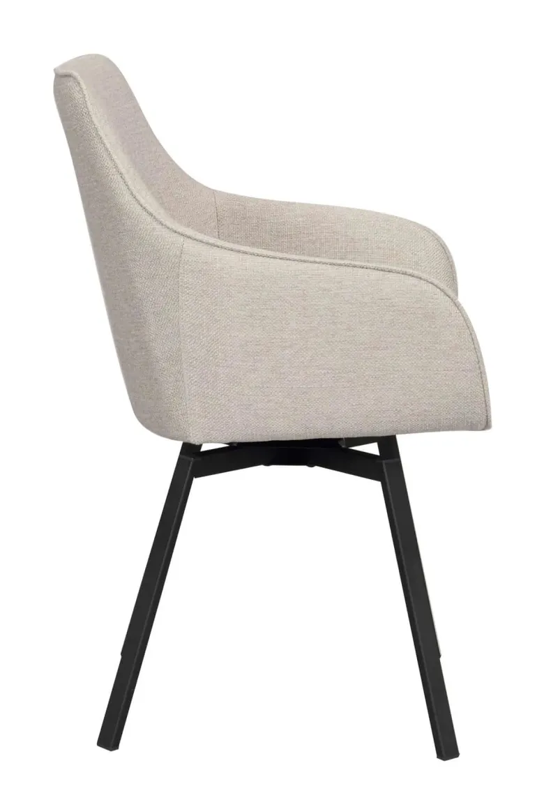 ALISON KARMSTOL BEIGE/SVART