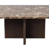 BROOKSVILLE SOFFBORD KVADRATISKT BRUN MARMOR