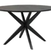 Calverton matbord runt Ø120 svart ek