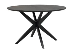 Calverton matbord runt Ø120 svart ek