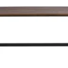 Carradale matbord 170 brun ek/A-ben svart metall
