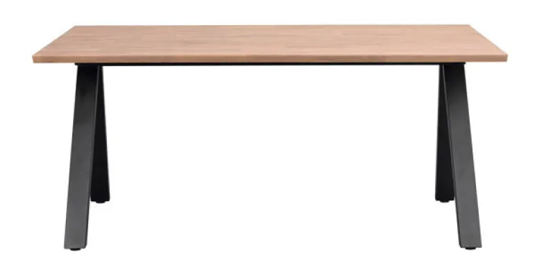 Carradale matbord 170 ek/V-ben svart metall