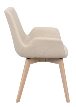 DRIMSDALE KARMSTOL BEIGE/VITPIGMENTERAD