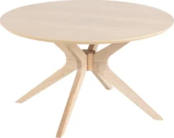 Duncan soffbord 80 Vitpigmenterad Ek