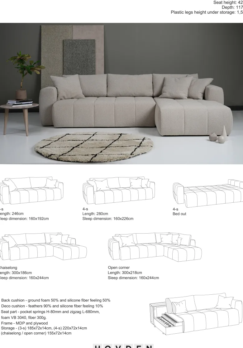 Fantasy Bäddsoffa
