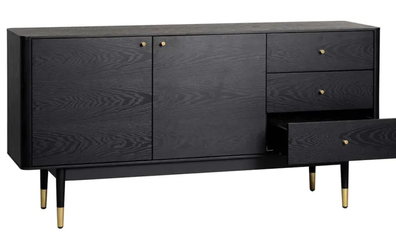 FENWOOD SIDEBOARD SVART / DEMOEX