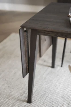 Filippa klaffbord 80+45 mörkbrun ek