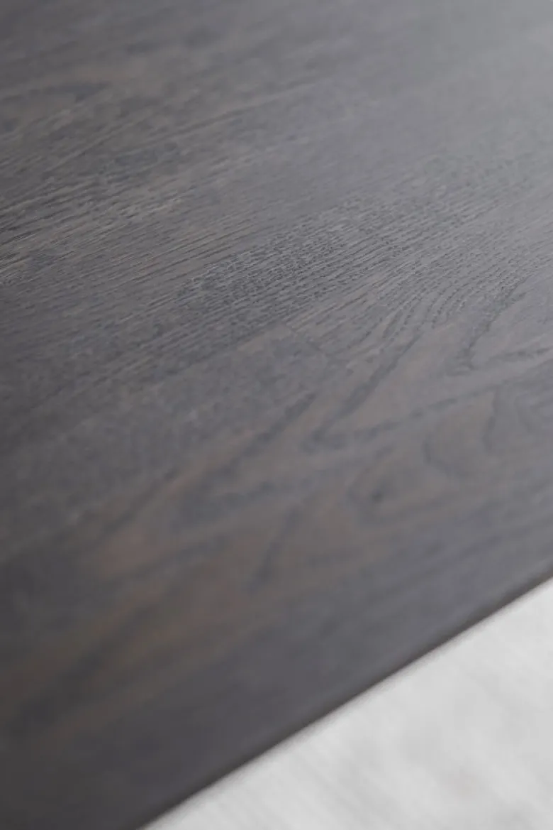 Filippa klaffbord 80+45 mörkbrun ek
