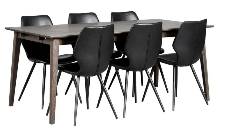 FILIPPA MATBORD MÖRKBRUN 180X90