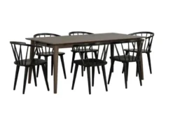 FILIPPA MATBORD MÖRKBRUN 180X90