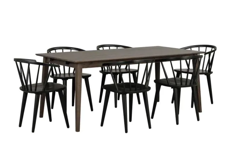 FILIPPA MATBORD MÖRKBRUN 180X90