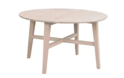 FILIPPA SOFFBORD RUND VITPIGMENTERAD