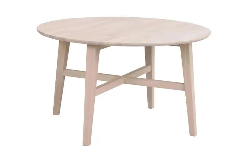 FILIPPA SOFFBORD RUND VITPIGMENTERAD