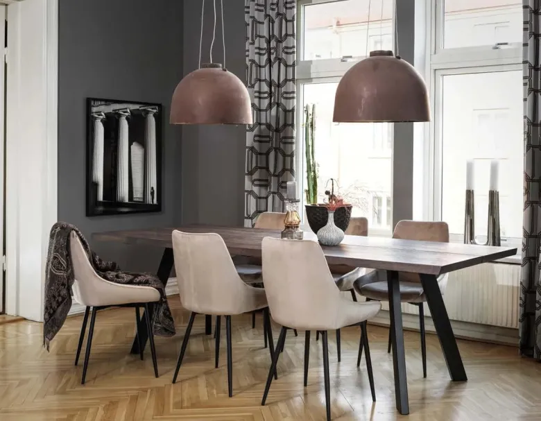 FRED MATBORD MÖRKBRUN/SVART 240
