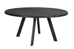 FRED RUNT MATBORD SVART 160