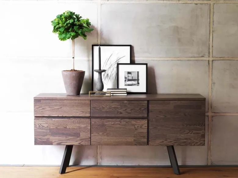 FRED SIDEBOARD MÖRKBRUN/SVART