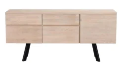 FRED SIDEBOARD VITPIGMENTERAD/SVART