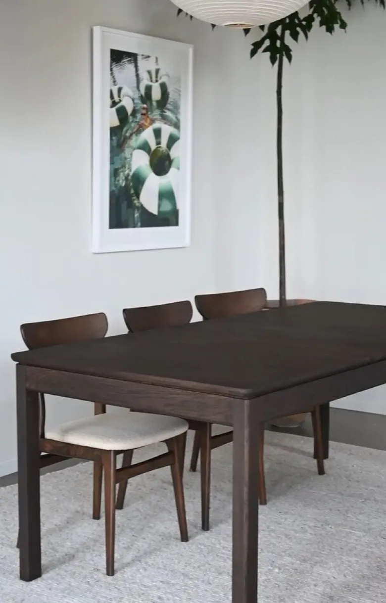 Gardner matbord 200 brun ek