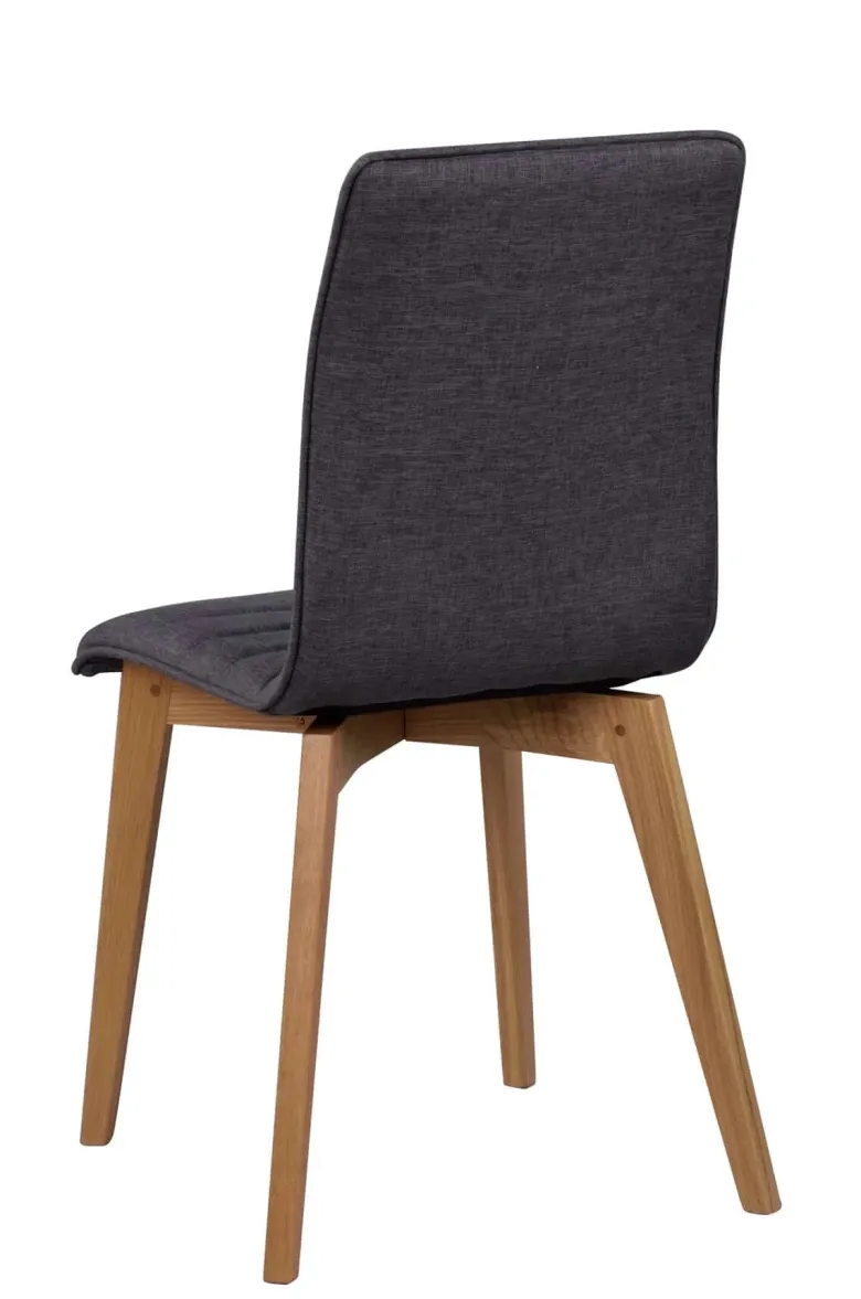 GRACY STOL MÖRKGRÅ/EK