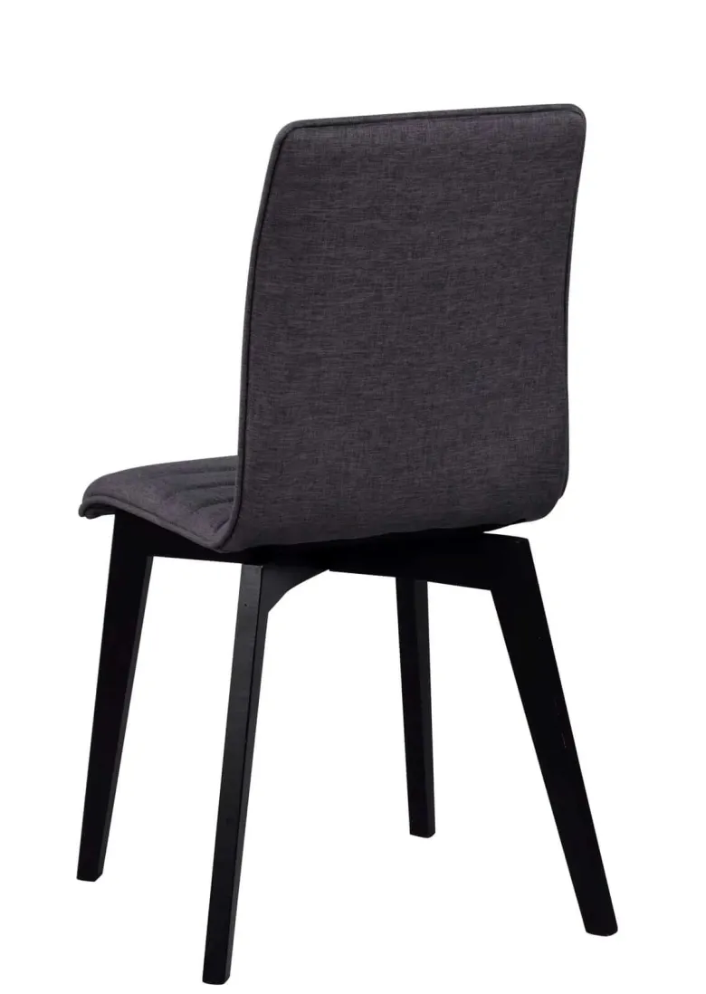 GRACY STOL MÖRKGRÅ/SVART