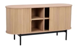 HADDINGTON SIDEBOARD VITPIGMENTERAD/SVART