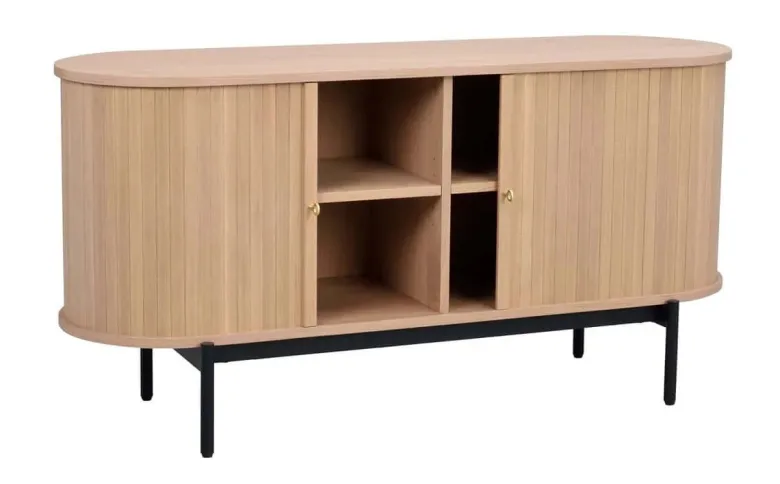 HADDINGTON SIDEBOARD VITPIGMENTERAD/SVART