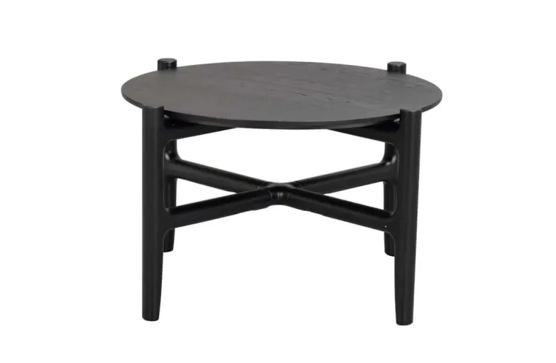 HOLTON SOFFBORD RUND SVART 62