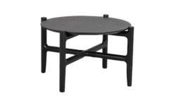 HOLTON SOFFBORD RUND SVART 62