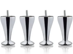 HOME SÄNGBEN METALL 4-PACK