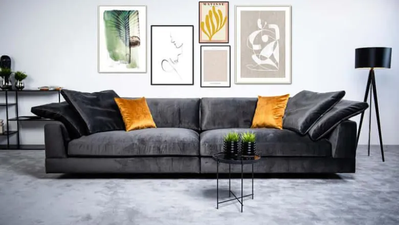 INFINITY 4-SITS SOFFA JUKE GOLD