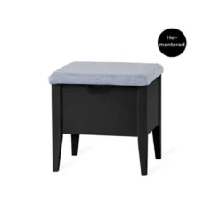 KLINTE BÄNK 45 SVART/TYG