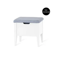 KLINTE BÄNK 45 VIT/TYG
