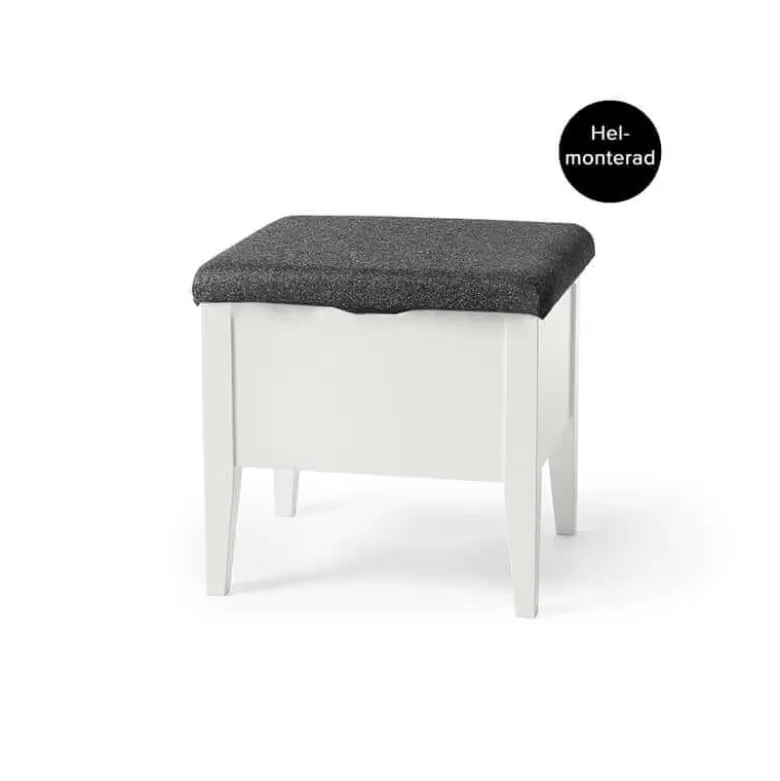 KLINTE BÄNK 45 VIT/ULLTYG