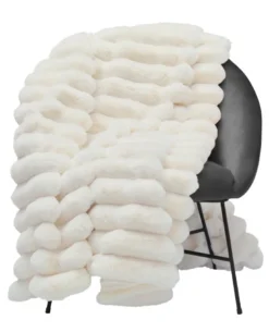 Liny Blanket L - Ivory Pläd