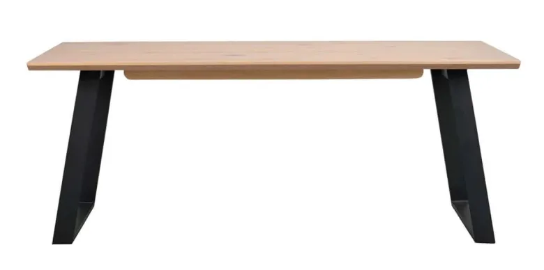 MELVILLE MATBORD VITPIGMENTERAD/SVART
