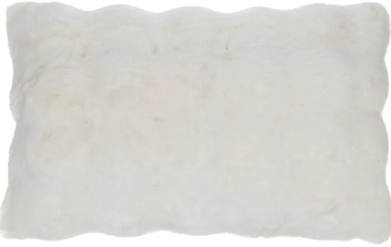 Misty prydnadskudde stor Ivory