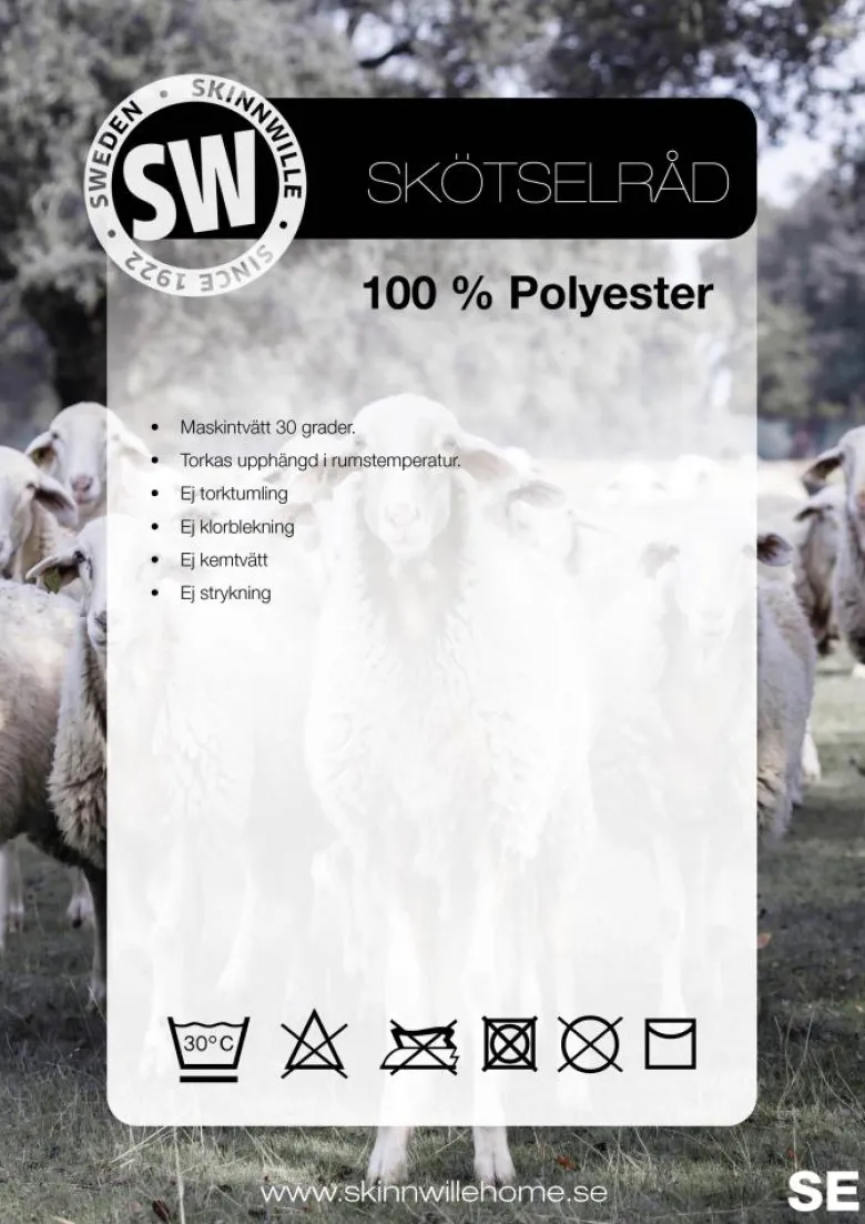 Misty prydnadskudde stor Ivory