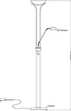 Nice Uplight Led Golvlampa