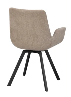 NORWELL KARMSTOL BEIGE/SVART