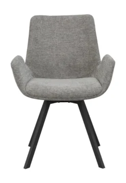 NORWELL KARMSTOL GRÅ/SVART