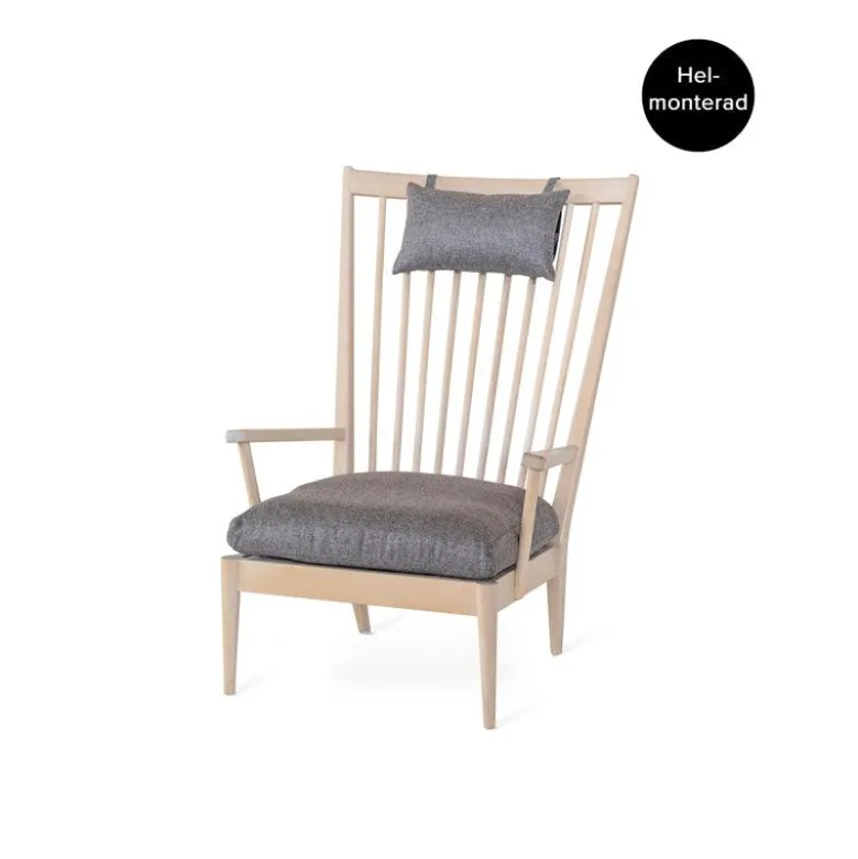 ORUST PINNAFÅTÖLJ VITPIGMANTERAD/BEIGE
