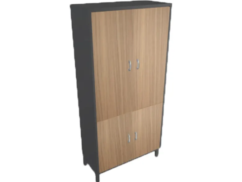 Regal Wood Svart Ek 80 Bokhylla