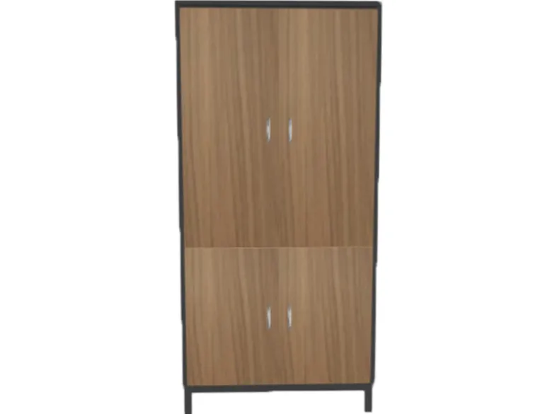 Regal Wood Svart Ek 80 Bokhylla