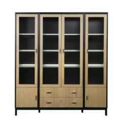 Regal Wood Svart Ek 164 Vitrin
