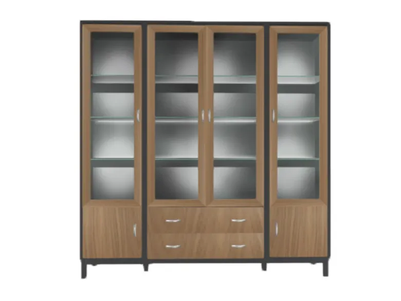 Regal Wood Svart Ek 164 Vitrin