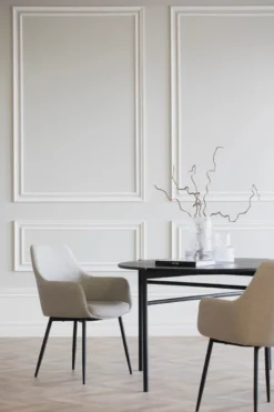 REILY KARMSTOL BEIGE/SVART