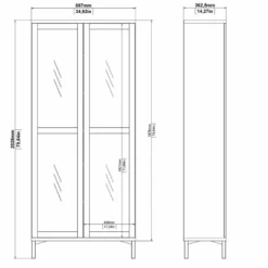 Roomers Vitrin Vit